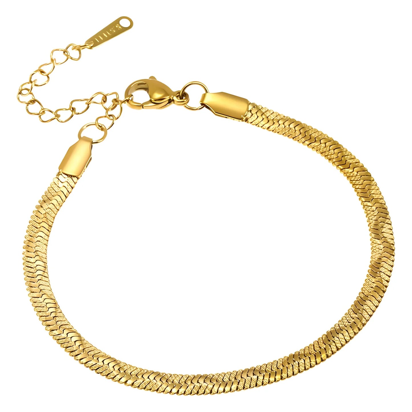 Serpentina Texture Bracelet & Necklace Set