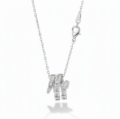 Serpent Diamond Necklace