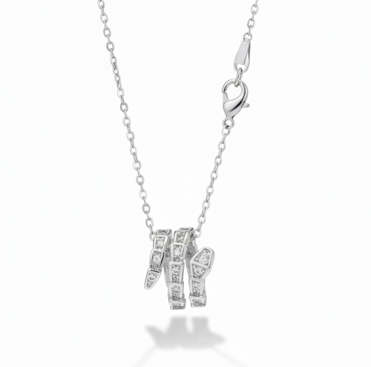Serpent Diamond Necklace