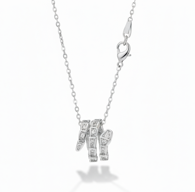 Serpent Diamond Necklace