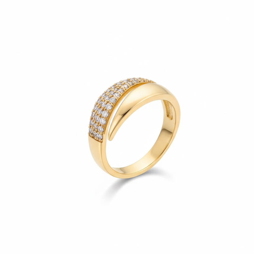 Sculpted Curve Ring