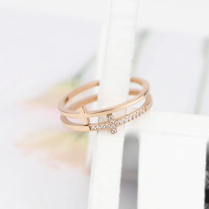 Celeste Cross Ring