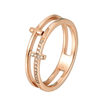 Celeste Cross Ring