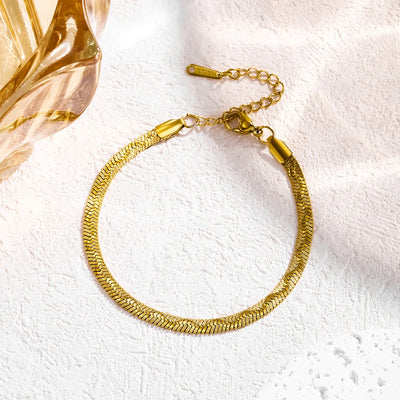 Serpentina Texture Bracelet & Necklace Set