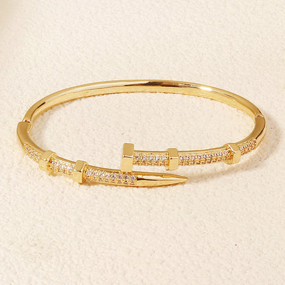 Diamond Classic Nail Bracelet