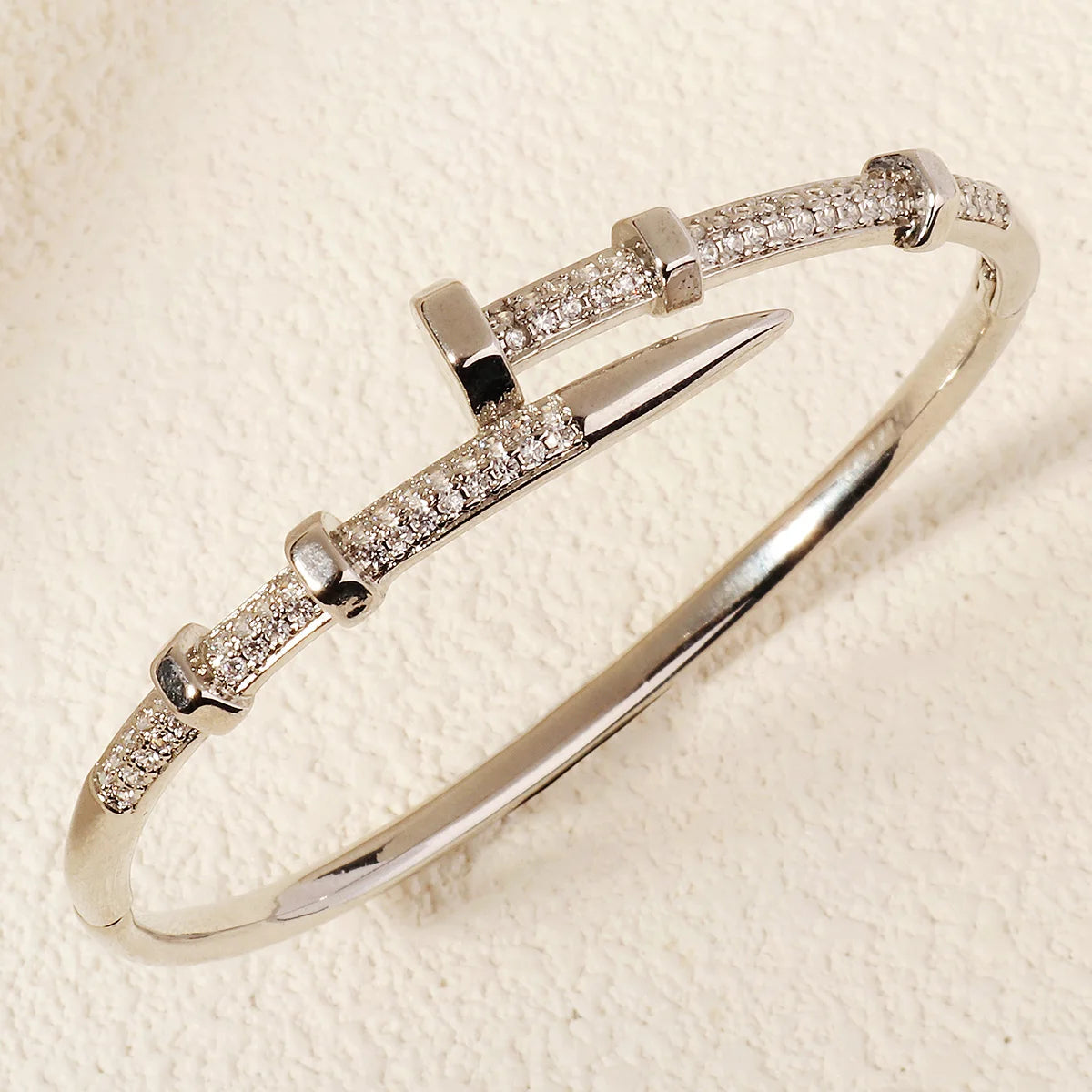 Diamond Classic Nail Bracelet