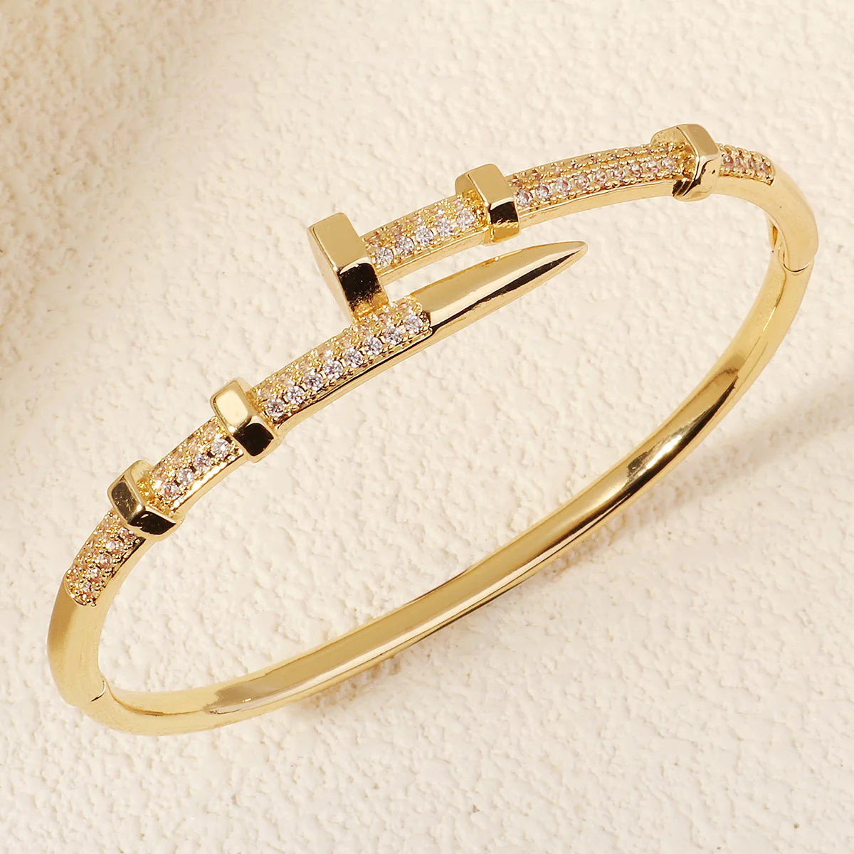 Diamond Classic Nail Bracelet