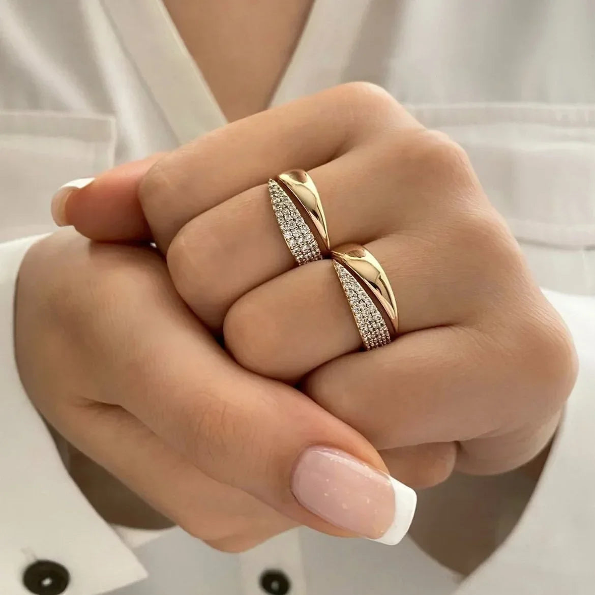 Sculpted Curve Ring