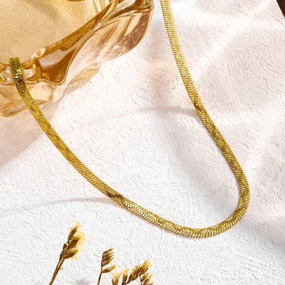 Serpentina Texture Bracelet & Necklace Set