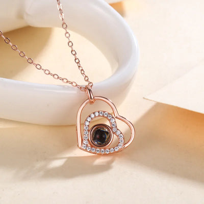 Personalised Photo Love Necklace