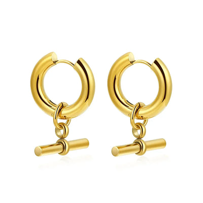 Sorella T-Bar Hoop Earrings