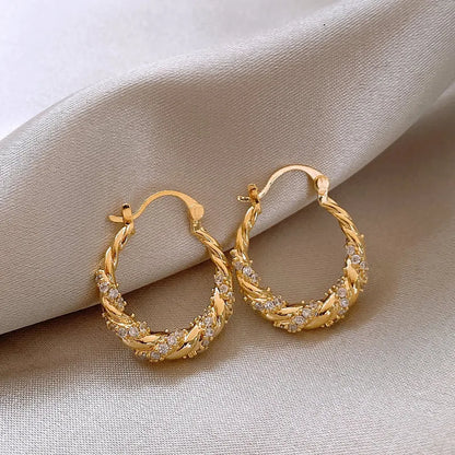 Twisted Laurel Hoop Earrings