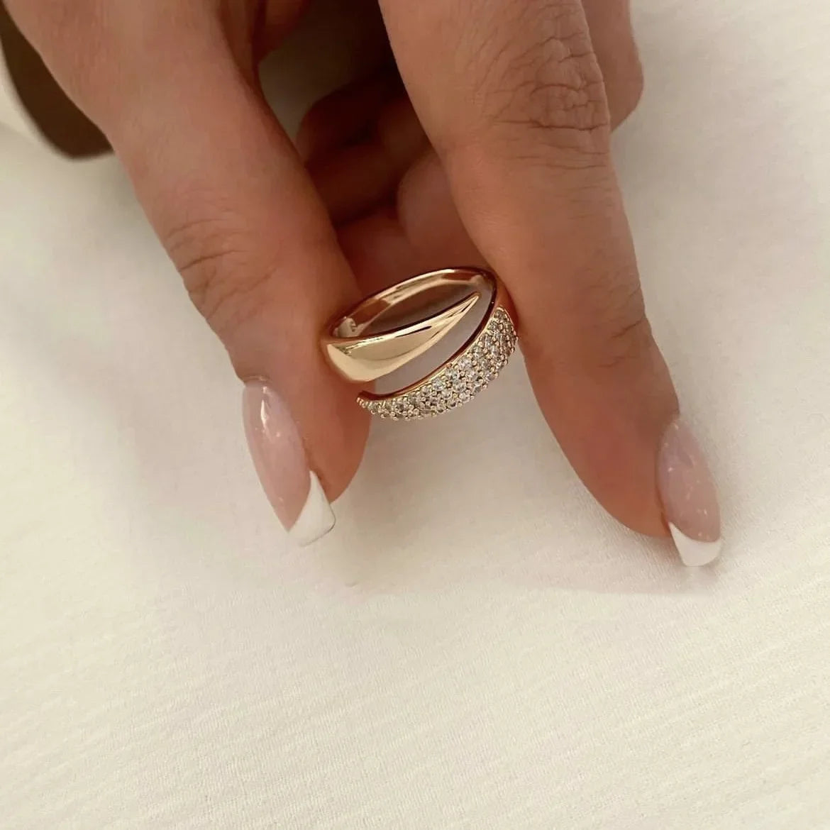 Sculpted Curve Ring