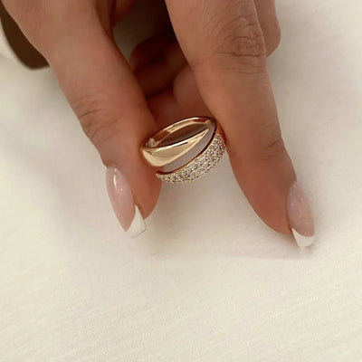 Sculpted Curve Ring
