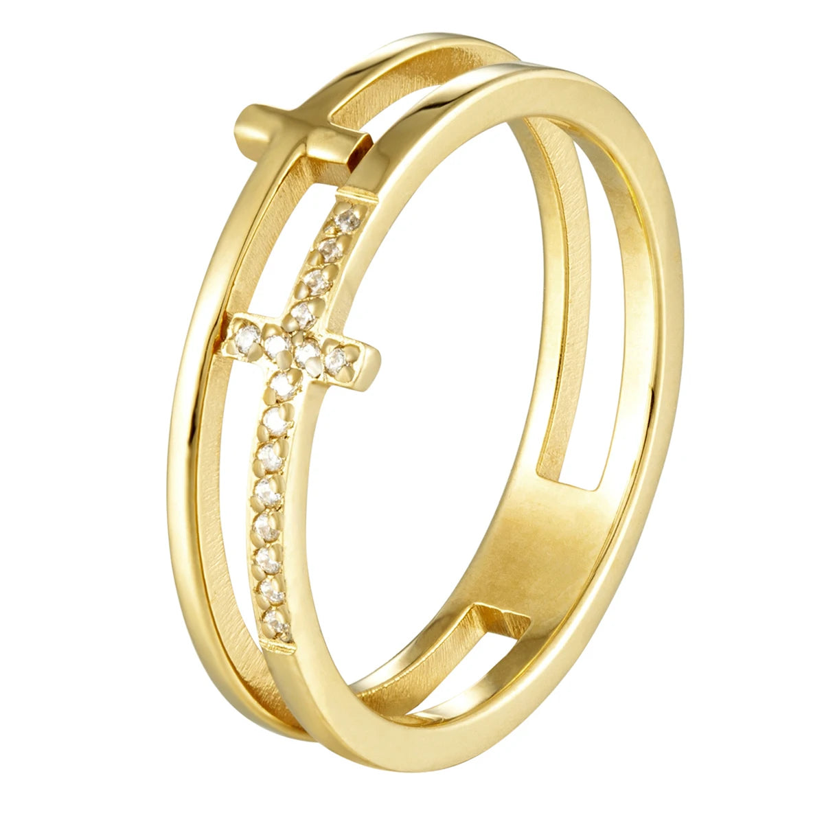 Celeste Cross Ring