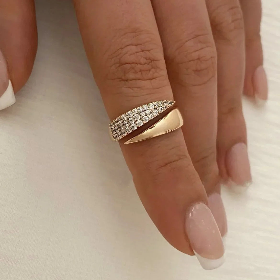 Sculpted Curve Ring