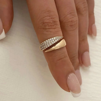 Sculpted Curve Ring