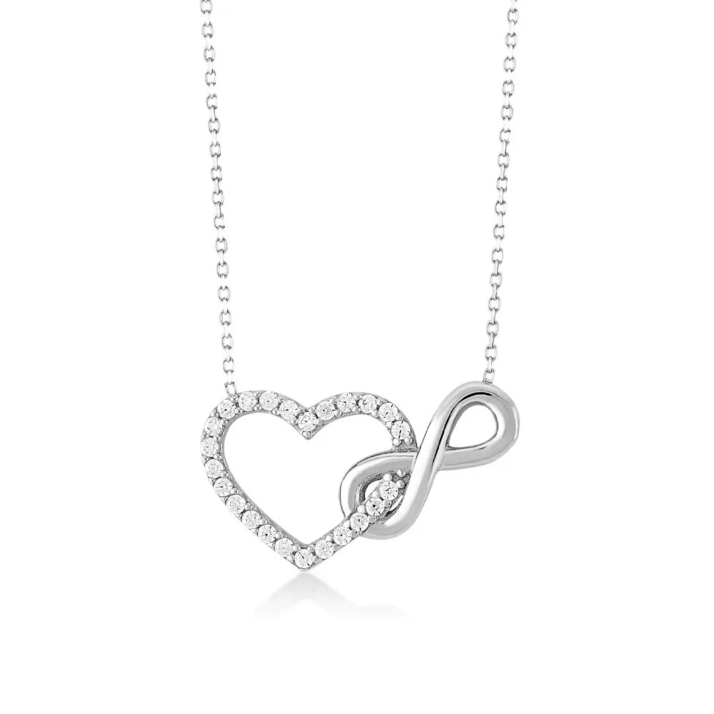 Infinity Heart Hug Necklace