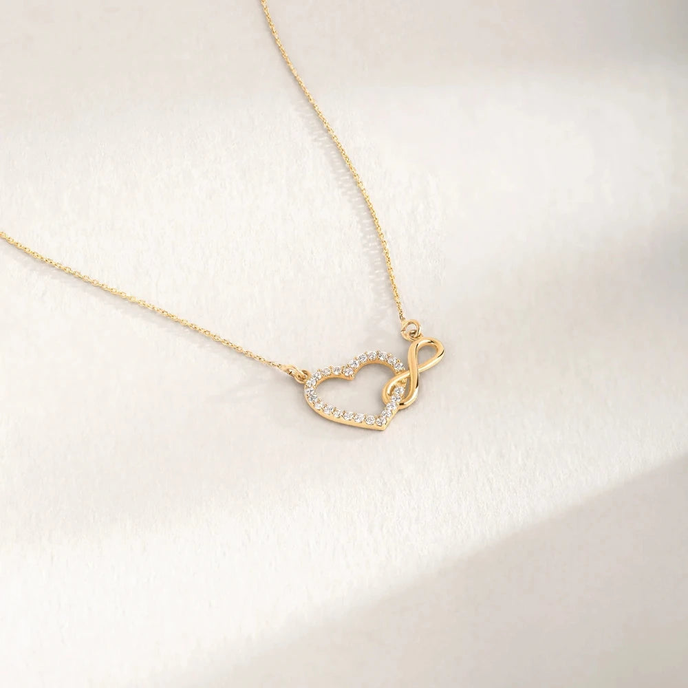 Infinity Heart Hug Necklace