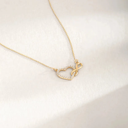 Infinity Heart Hug Necklace