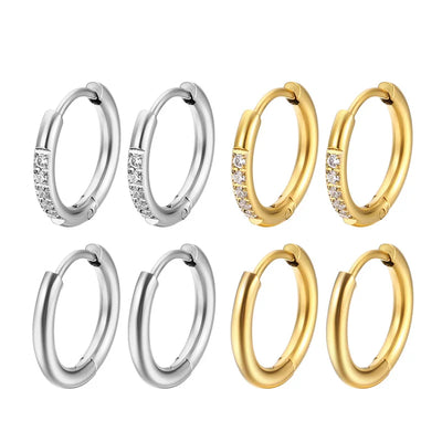 Classic Quartet Hoop Earrings
