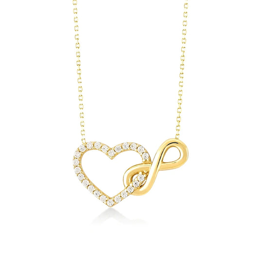Infinity Heart Hug Necklace