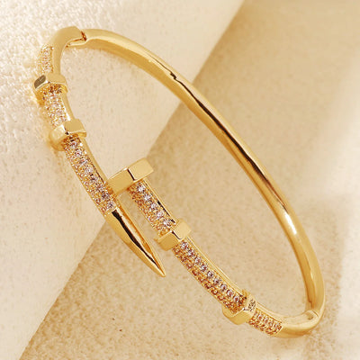Diamond Classic Nail Bracelet