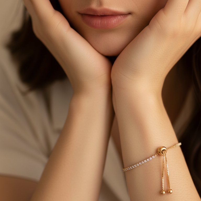 Diamond Charm Bracelet