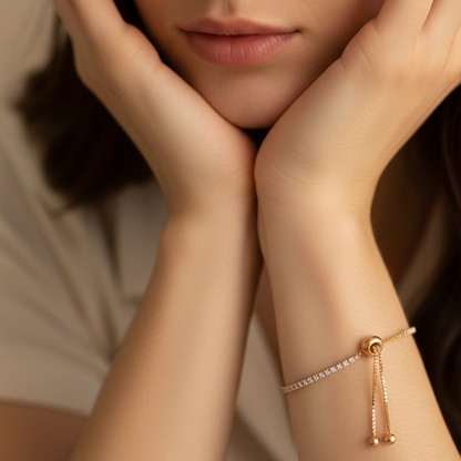 Diamond Charm Bracelet