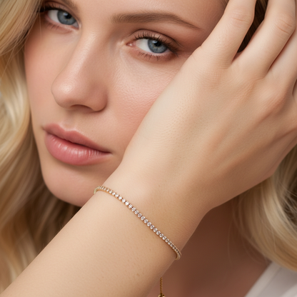 Diamond Charm Bracelet